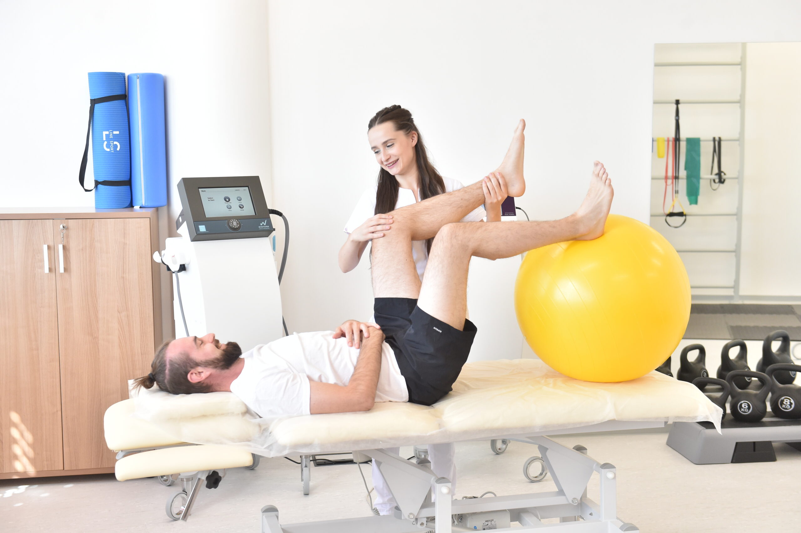 Cvičenie s fyzioterapeutom – 50min.