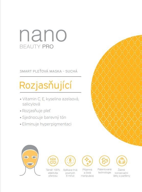 Rozjasňujúca NANO Beauty maska aj pre aknóznu pleť