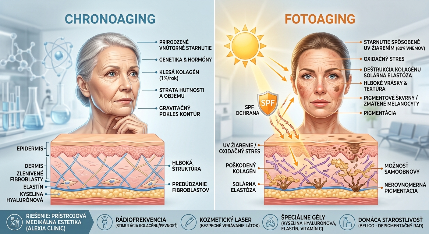 Chronoaging vs. Fotoaging: Prečo vaša pleť nestarne len kvôli veku?