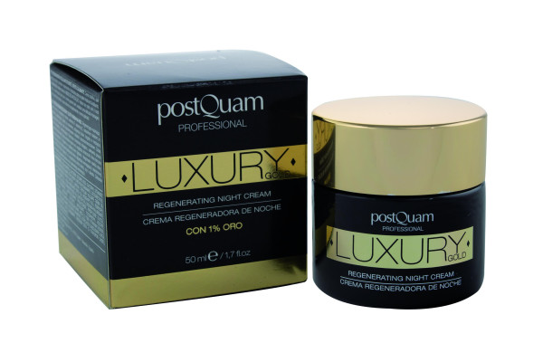 Luxury GOLD Luxusný nočný regeneračný krém s 1% zlata 50ml - POSTQUAM Professional foto